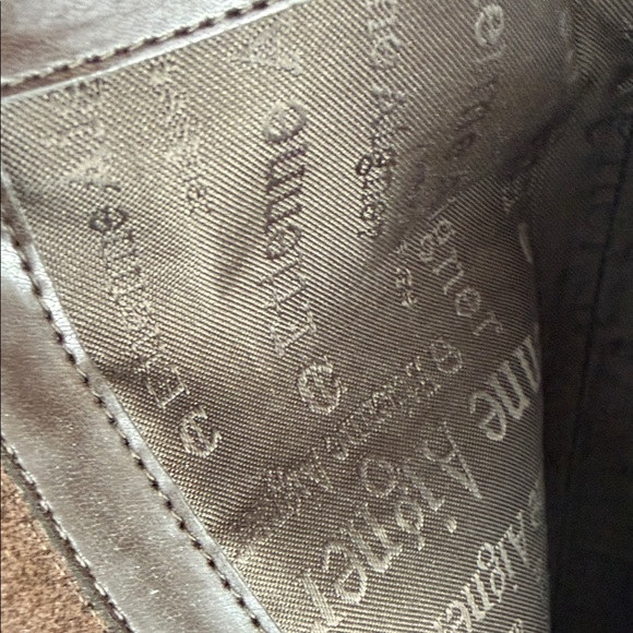 Etienne Aigner Tall Buckle Accent Brown Leather Knee-High Boots 10M - Picture 11 of 15